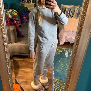 Grey Everlane Classic Jogger Set w/ Sweatshirt XS